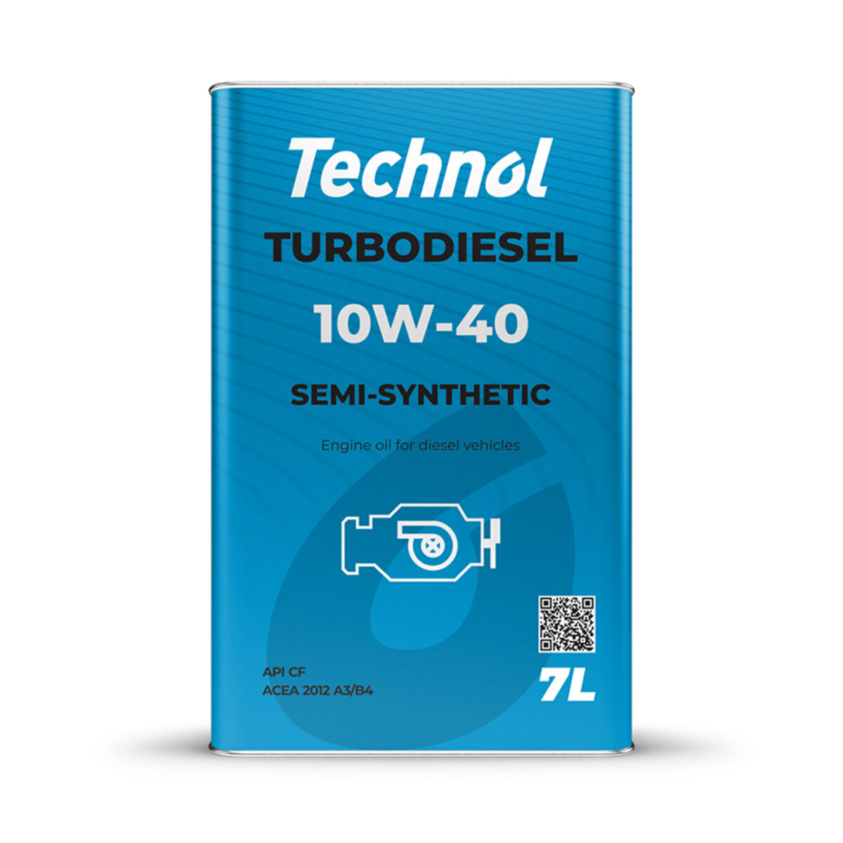 Моторне масло Technol Turbodiesel 10W-40, 7л (TL91660) дивитися фото №1