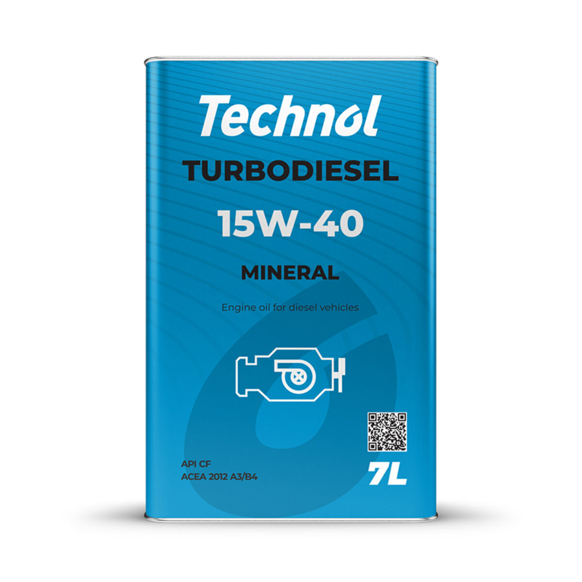Моторне масло Technol Turbodiesel 15W-40, 7л (TL91653) дивитися фото №1