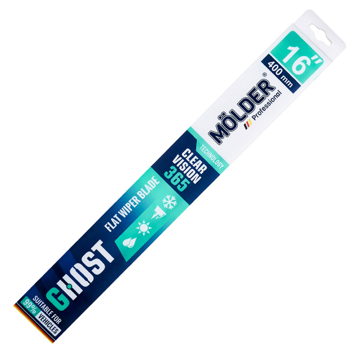 Безкаркасна щітка Molder GHOST 16/400мм (MG400) дивитися фото №1