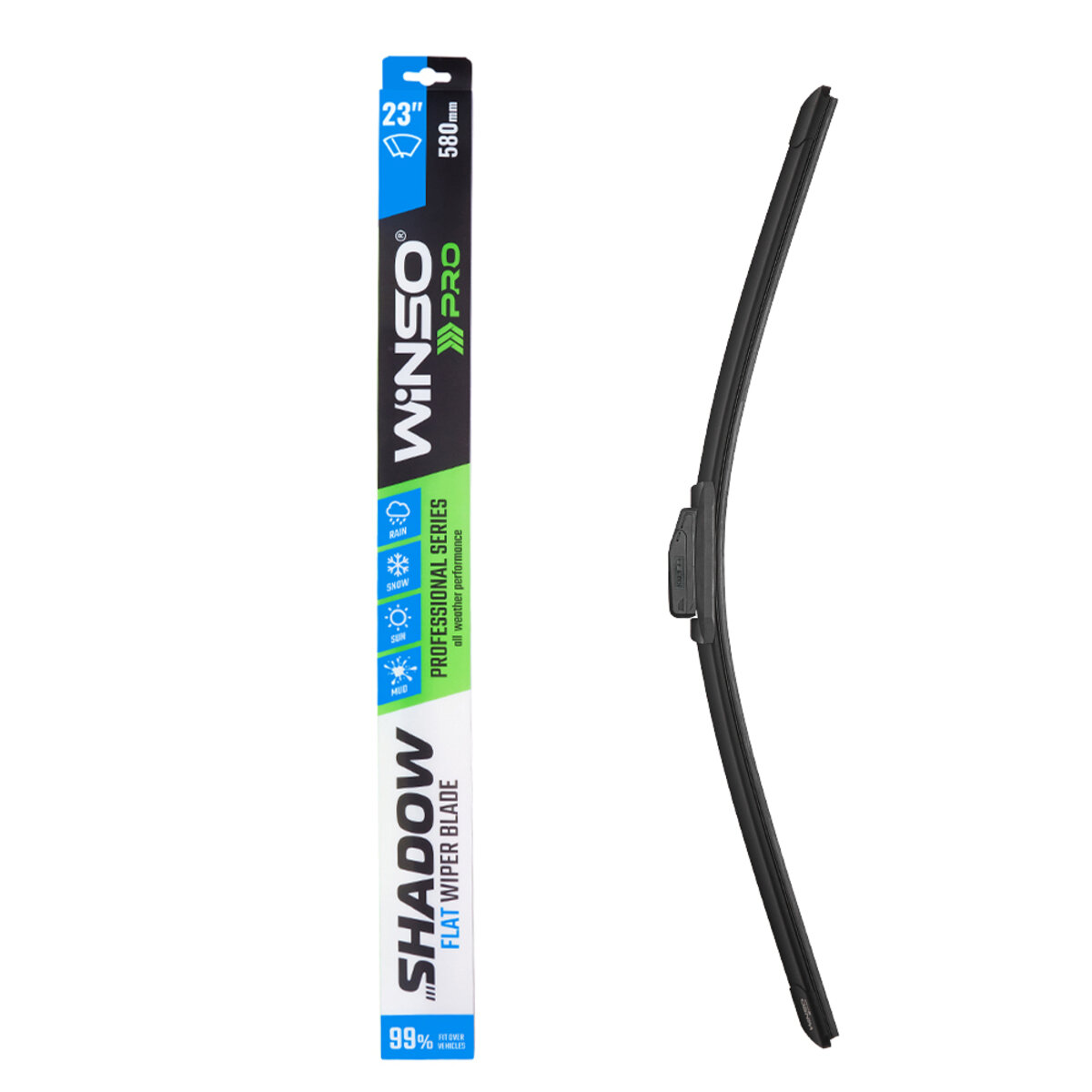 Безкаркасна щітка Winso Pro Shadow 23/580мм (117580) дивитися фото №1