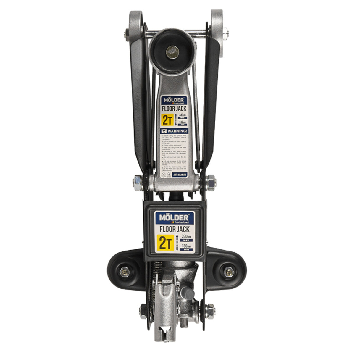 Домкрат гідравлічний підкатний Molder 2т 130-330мм картонна упаковка 7кг (MA30020) дивитися фото №3