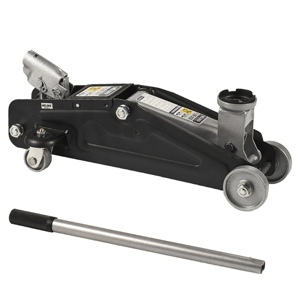 Домкрат гідравлічний підкатний Molder 2т 130-330мм картонна упаковка 7кг (MA30020) дивитися фото №1