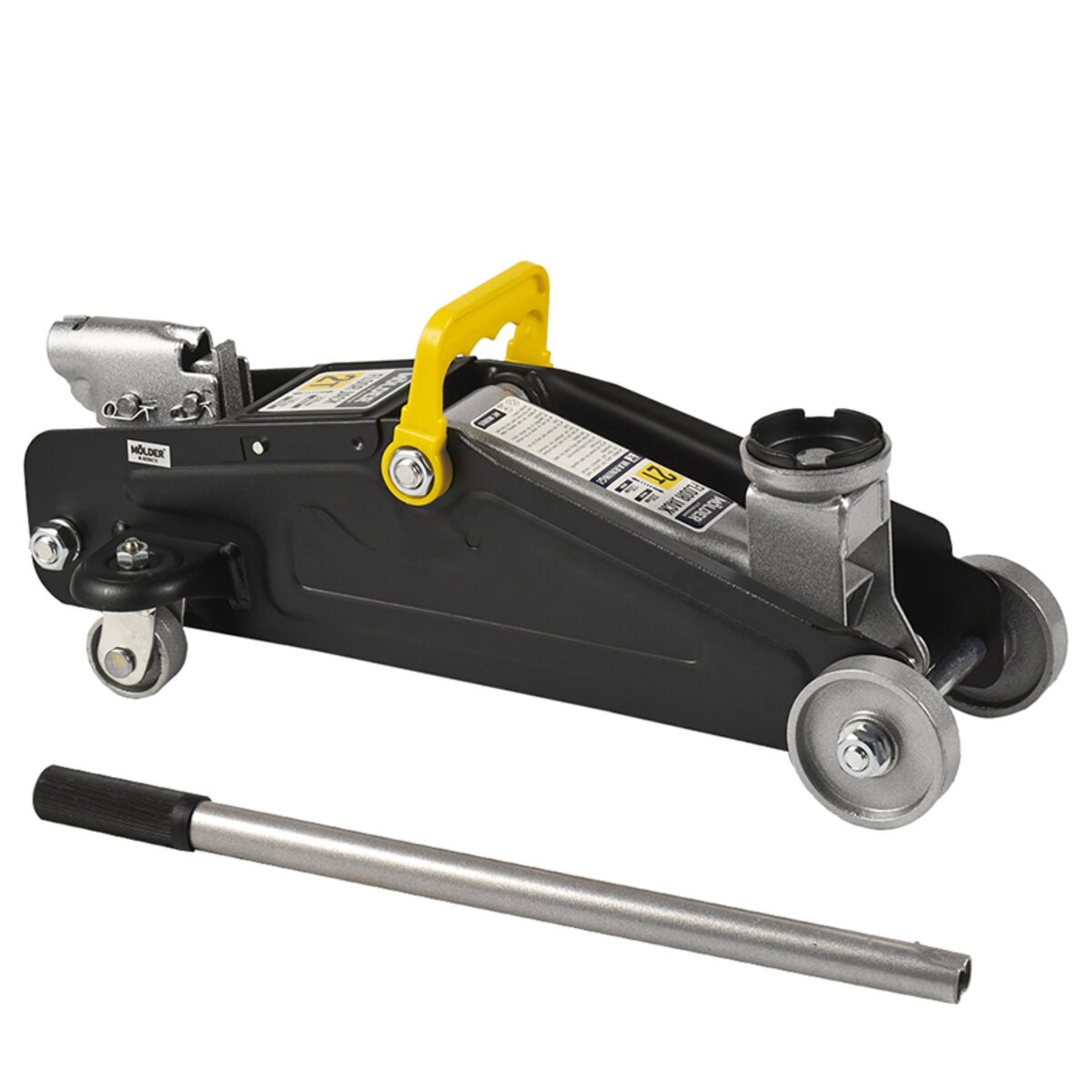Домкрат гідравлічний підкатний Molder 2т 130-330мм пластиковий кейс 7кг (MA30025) дивитися фото №1