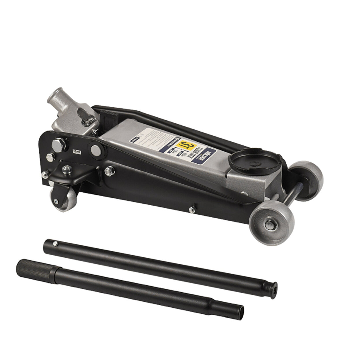 Домкрат гідравлічний підкатний Molder професійний 3т 130-490мм картонна упаковка 28кг (MA30030) дивитися фото №1