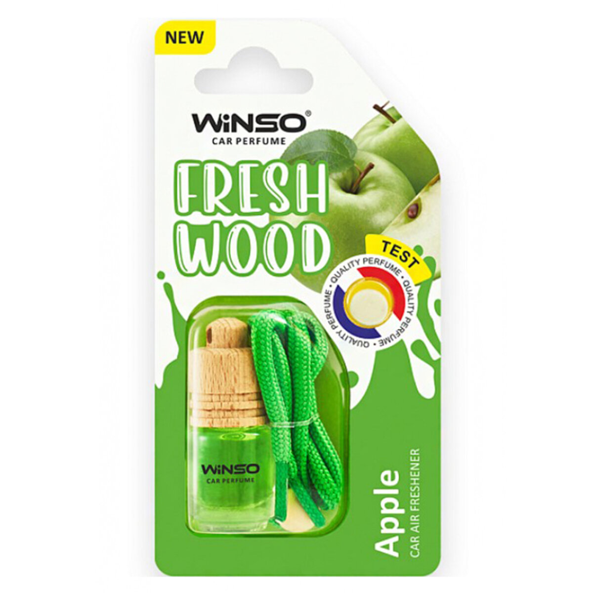 Автомобільний Ароматизатор Winso Fresh Wood - Apple (в блістері) (539120) | Аромат: Фруктовий дивитися фото №1