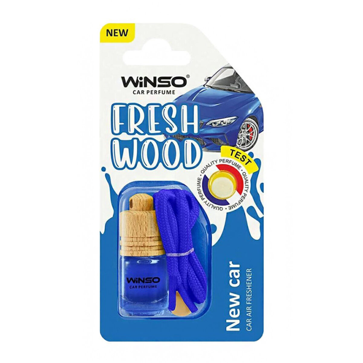Автомобільний Ароматизатор Winso Fresh Wood - New Car (в блістері) (539210) | Аромат: Нова машина дивитися фото №1