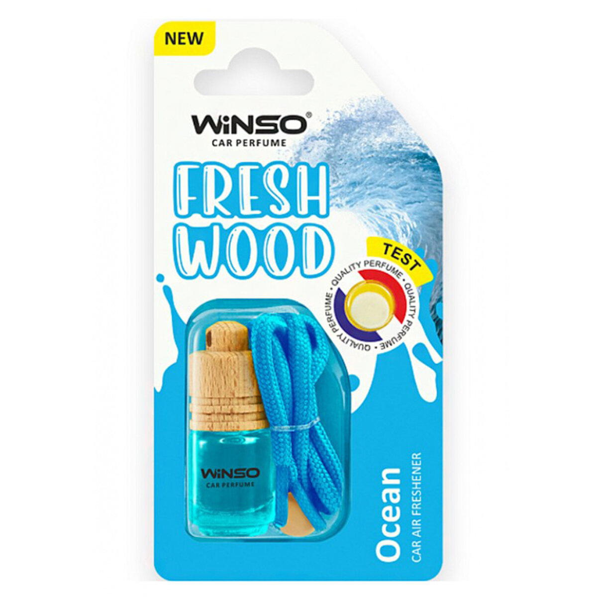 Автомобільний Ароматизатор Winso Fresh Wood - Ocean (в блістері) (539220) | Аромат: Свіжість дивитися фото №1