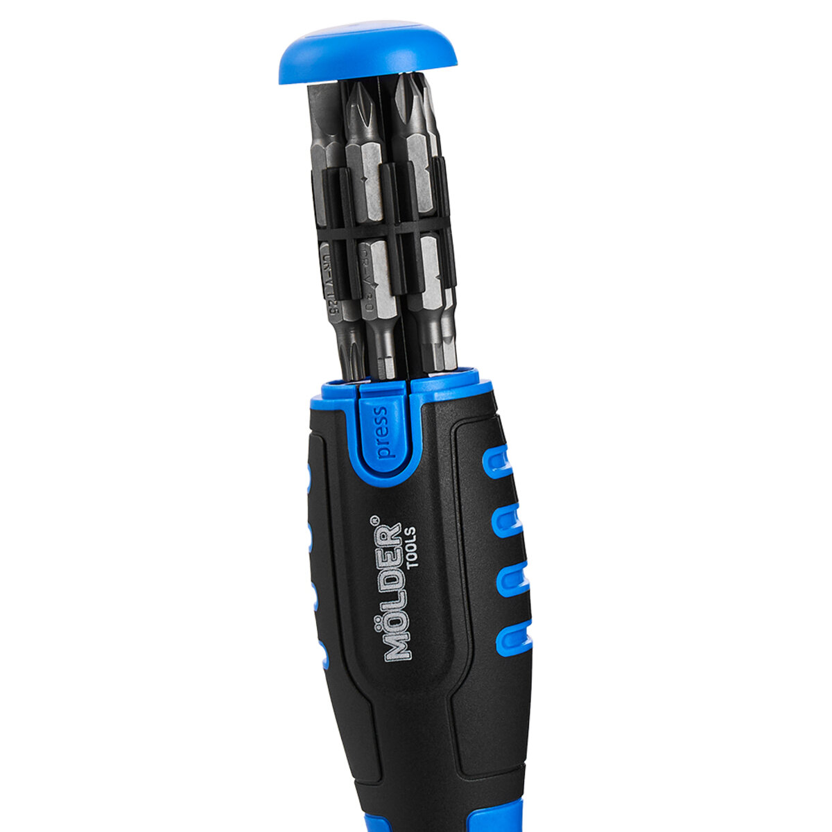 Викрутка Molder реверсивна з комплектом насадок 12в1 MT32313 (MT32313) дивитися фото №4