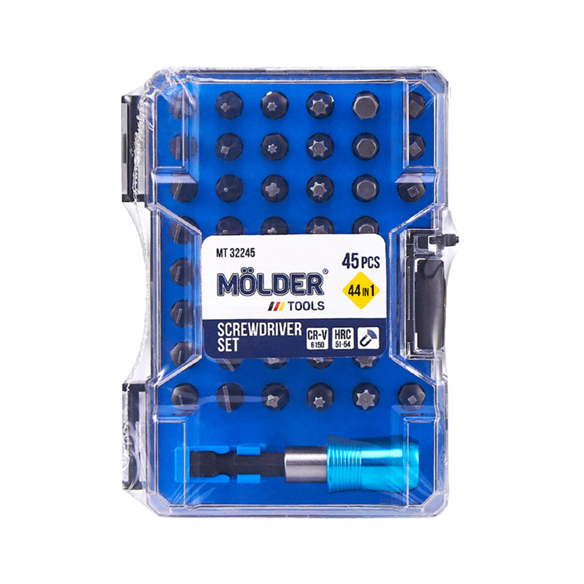 Набір насадок з тримачем Molder 45шт (MT32245) дивитися фото №1