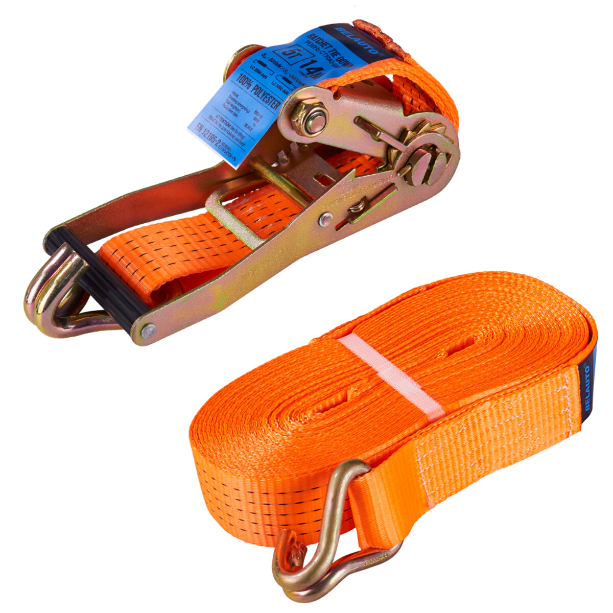 Стяжний ремінь Белавто 5т, 14м (BC5-14) дивитися фото №3