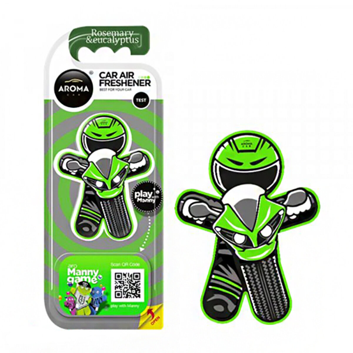 Ароматизатор Aroma Car Manny - Rosemary & Eucalyptus сухий (10778) дивитися фото №1