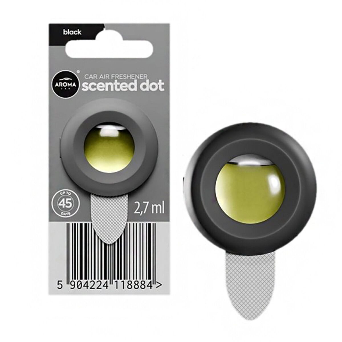 Ароматизатор Aroma Car DOT - Black рідкий (11888) Зображення №1 Ароматизатор Aroma Car DOT - Black рідкий (11888) дивитися фото №1