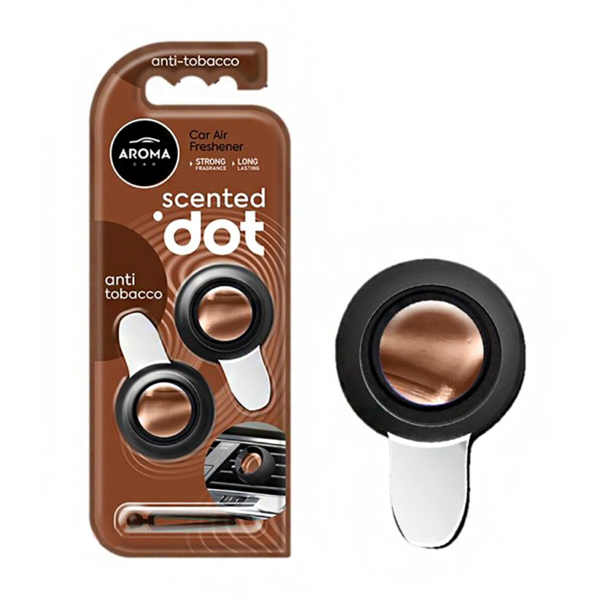 Ароматизатор Aroma Car Double DOT - Anti Tobacco рідкий (12015) дивитися фото №1