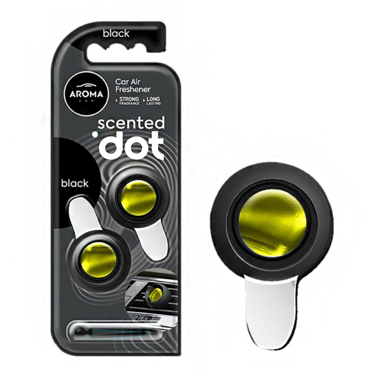 Ароматизатор Aroma Car Double DOT - Black рідкий (12009) дивитися фото №1