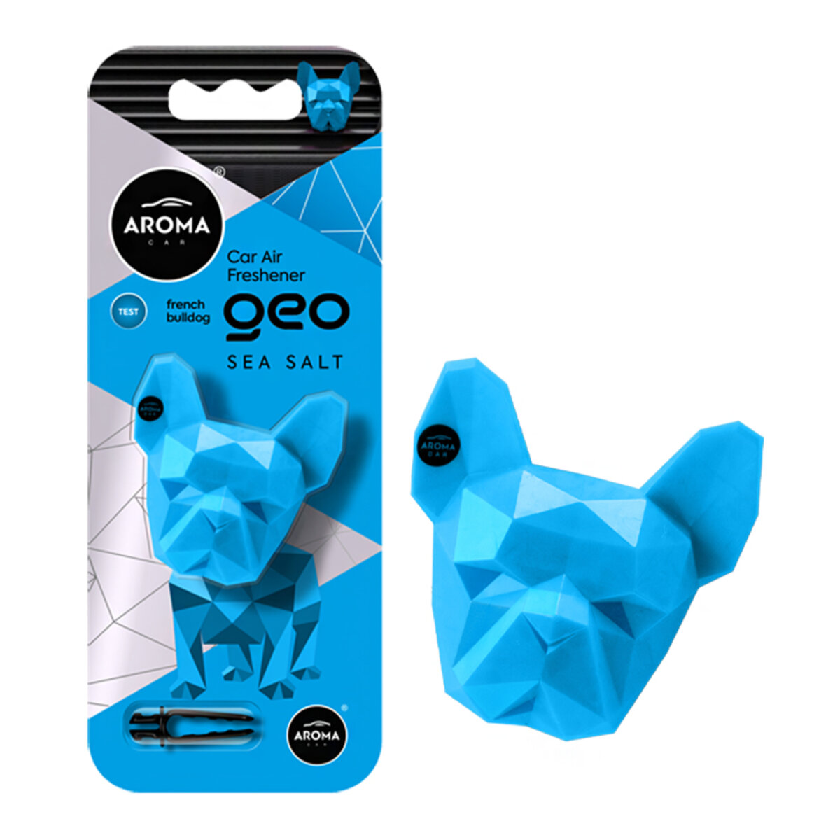 Ароматизатор Aroma Car Geo Dog - Blue Sea Salt сухий (12154) дивитися фото №1