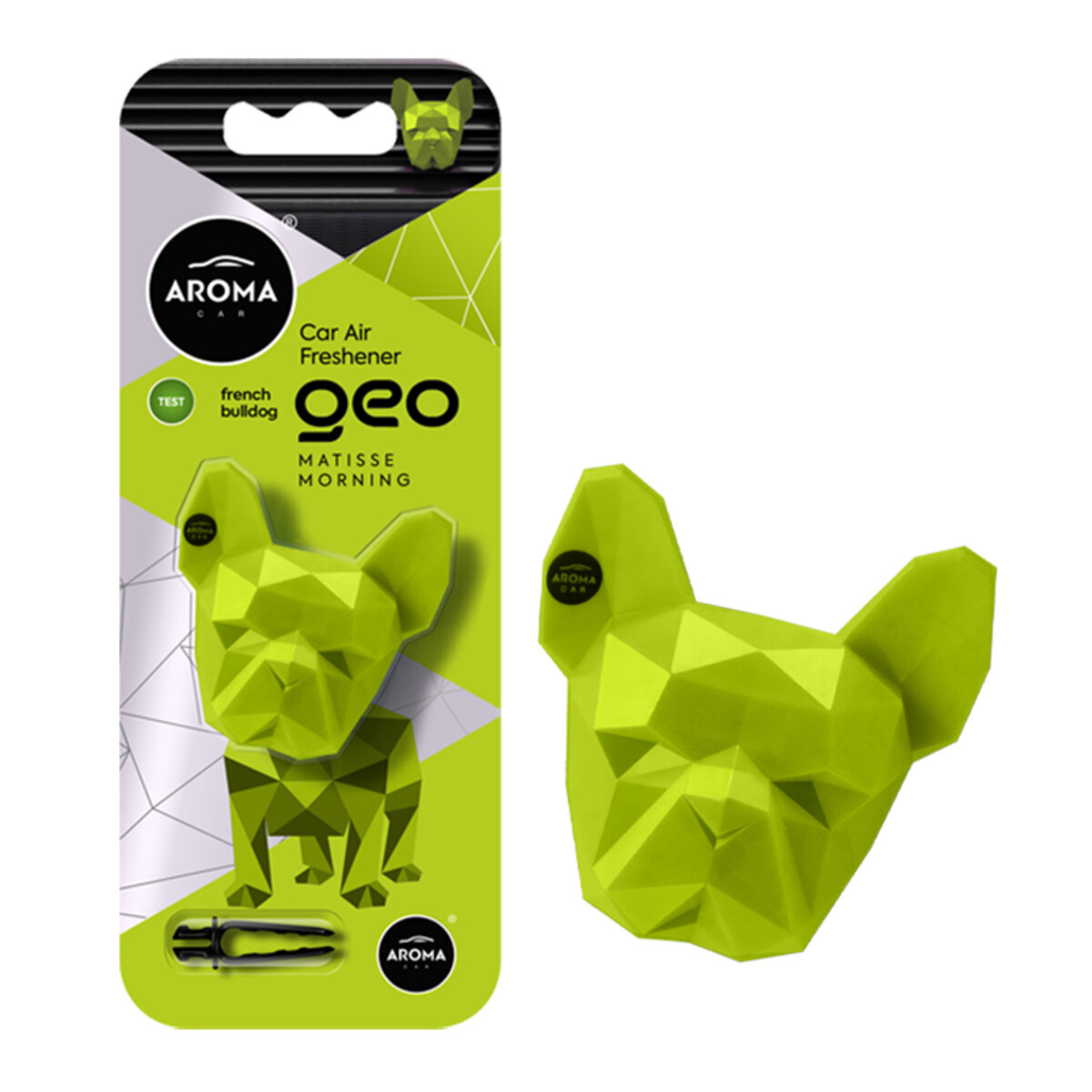 Ароматизатор Aroma Car Geo Dog - Green Matisse Morning сухий (12055) дивитися фото №1