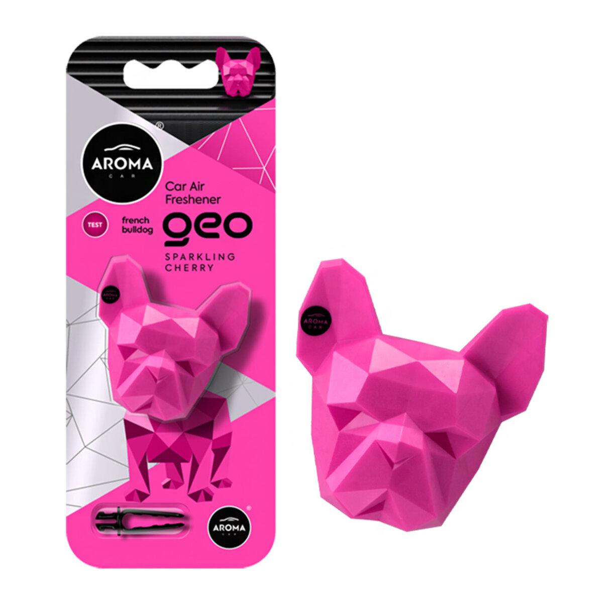 Ароматизатор Aroma Car Geo Dog - Magenta Sparkling Cherry сухий (12155) Зображення №1 Ароматизатор Aroma Car Geo Dog - Magenta Sparkling Cherry сухий (12155) дивитися фото №1