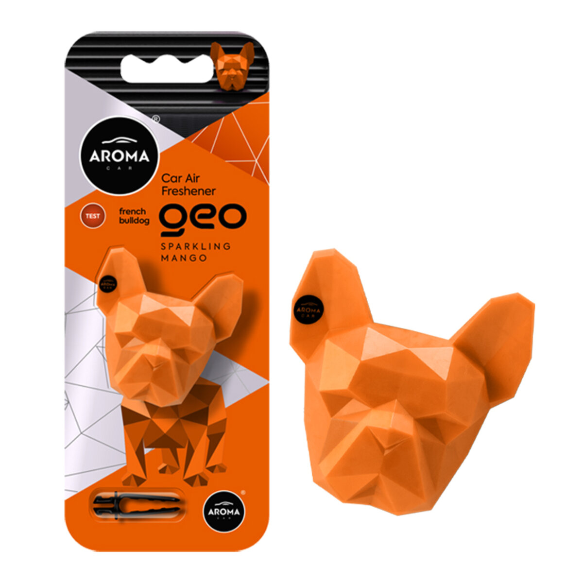 Ароматизатор Aroma Car Geo Dog - Orange Sparkling Mango сухий (12054) Зображення №1 Ароматизатор Aroma Car Geo Dog - Orange Sparkling Mango сухий (12054) дивитися фото №1