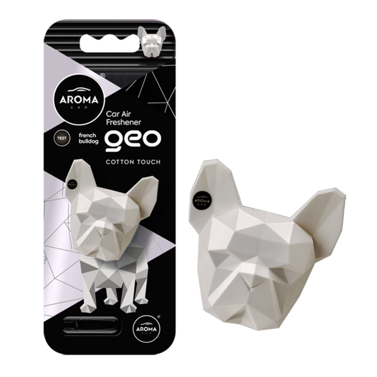 Ароматизатор Aroma Car Geo Dog - White Cotton Touch сухий (12053) Зображення №1 Ароматизатор Aroma Car Geo Dog - White Cotton Touch сухий (12053) дивитися фото №1
