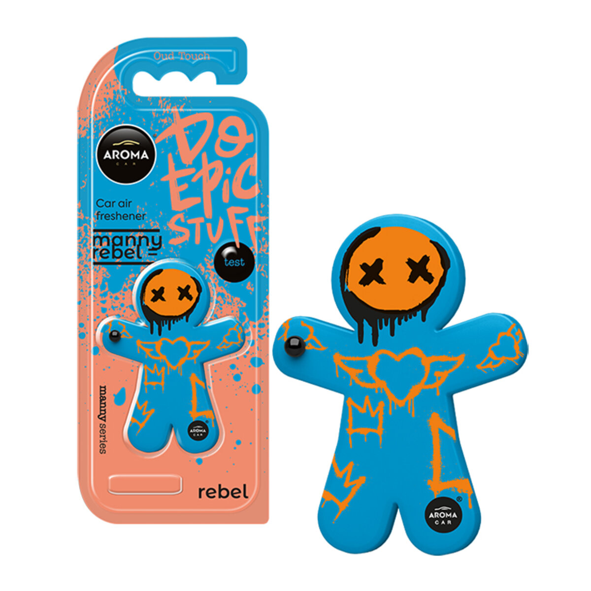Ароматизатор Aroma Car Manny Rebel - Oud Touch сухий (12162) дивитися фото №1