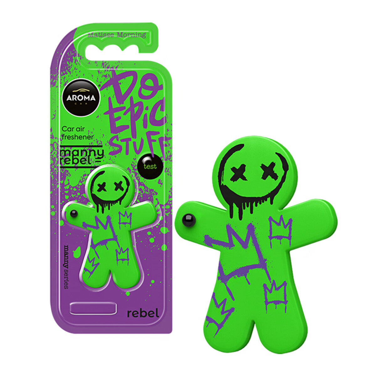 Ароматизатор Aroma Car Manny Rebel - Matisse Morning сухий (12159) дивитися фото №1