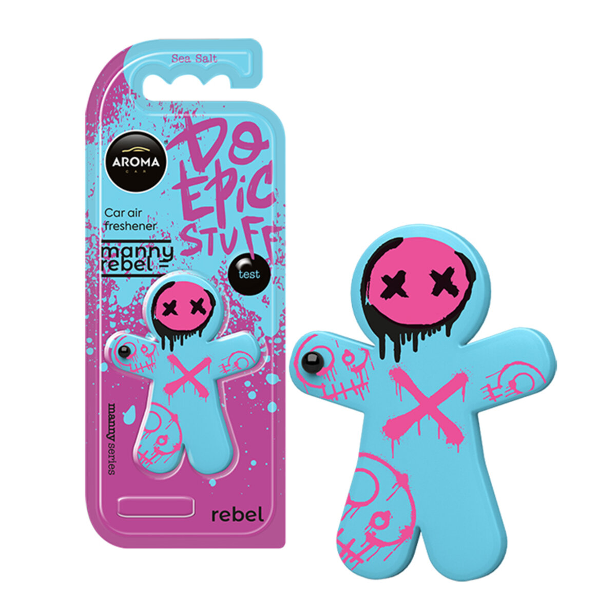 Ароматизатор Aroma Car Manny Rebel - Sea Salt сухий (12160) дивитися фото №1