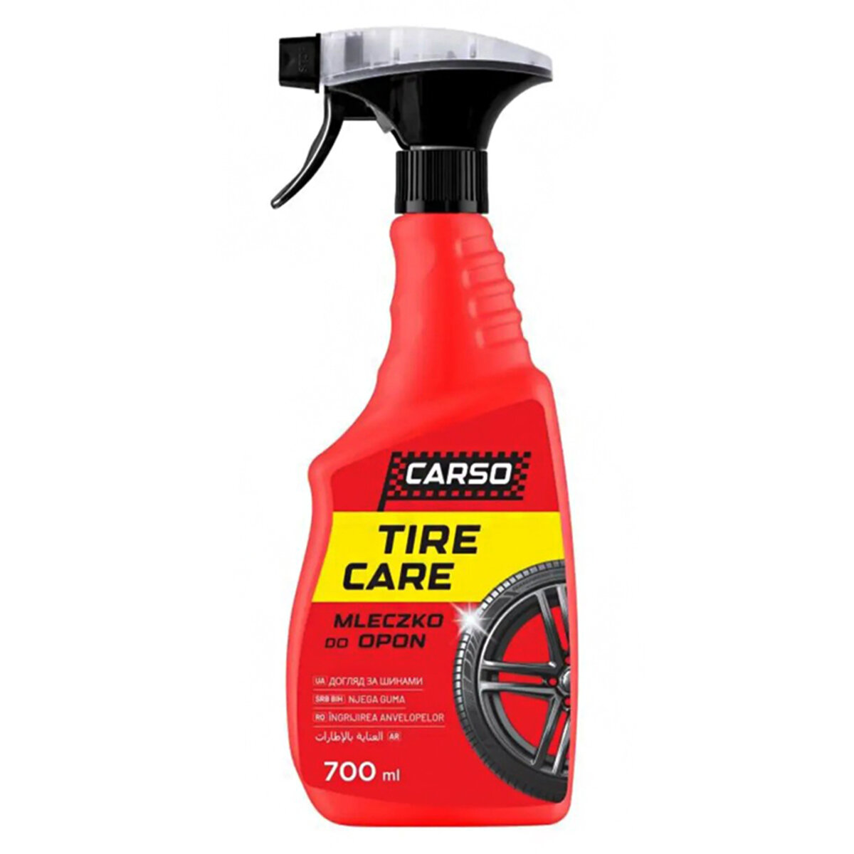Поліроль для шин Carso Tire Care прозорий, 700г (C155) дивитися фото №1