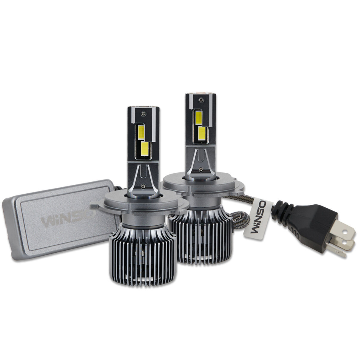 Автолампа Winso LED H4 12/24V 130Вт 11000Лм 6500K CSP3570 2шт (799400) дивитися фото №3
