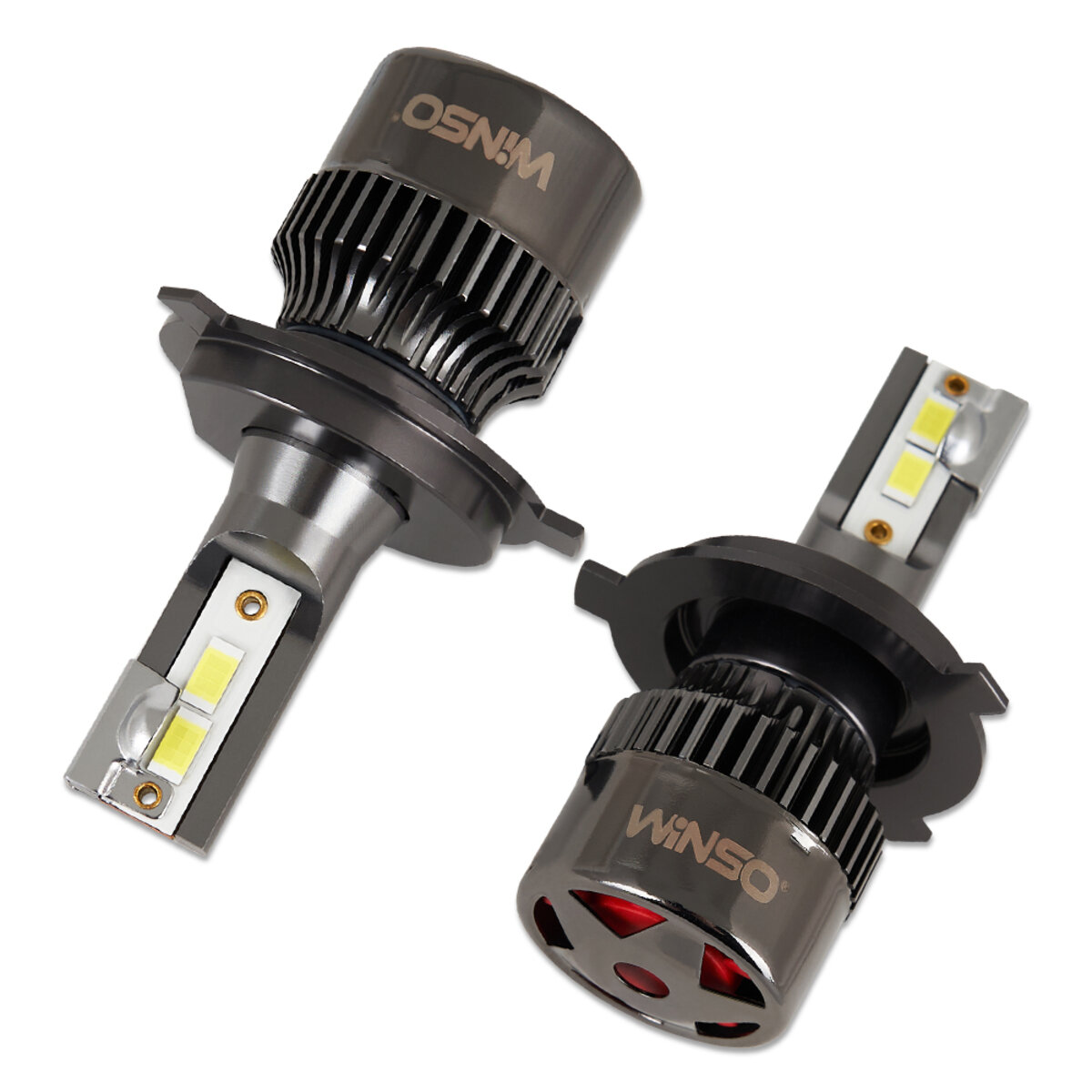 Автолампа Winso LED H4 12/24V 50Вт 5000Лм 6500K CSP3570 2шт (794400) дивитися фото №5