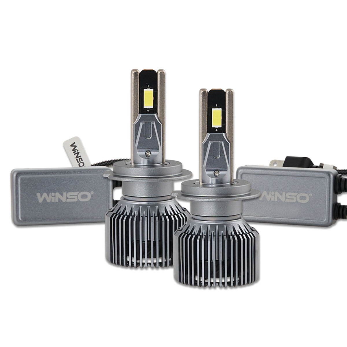 Автолампа Winso LED H7 12/24V 130Вт 11000Лм 6500K CSP3570 2шт (799700) дивитися фото №3