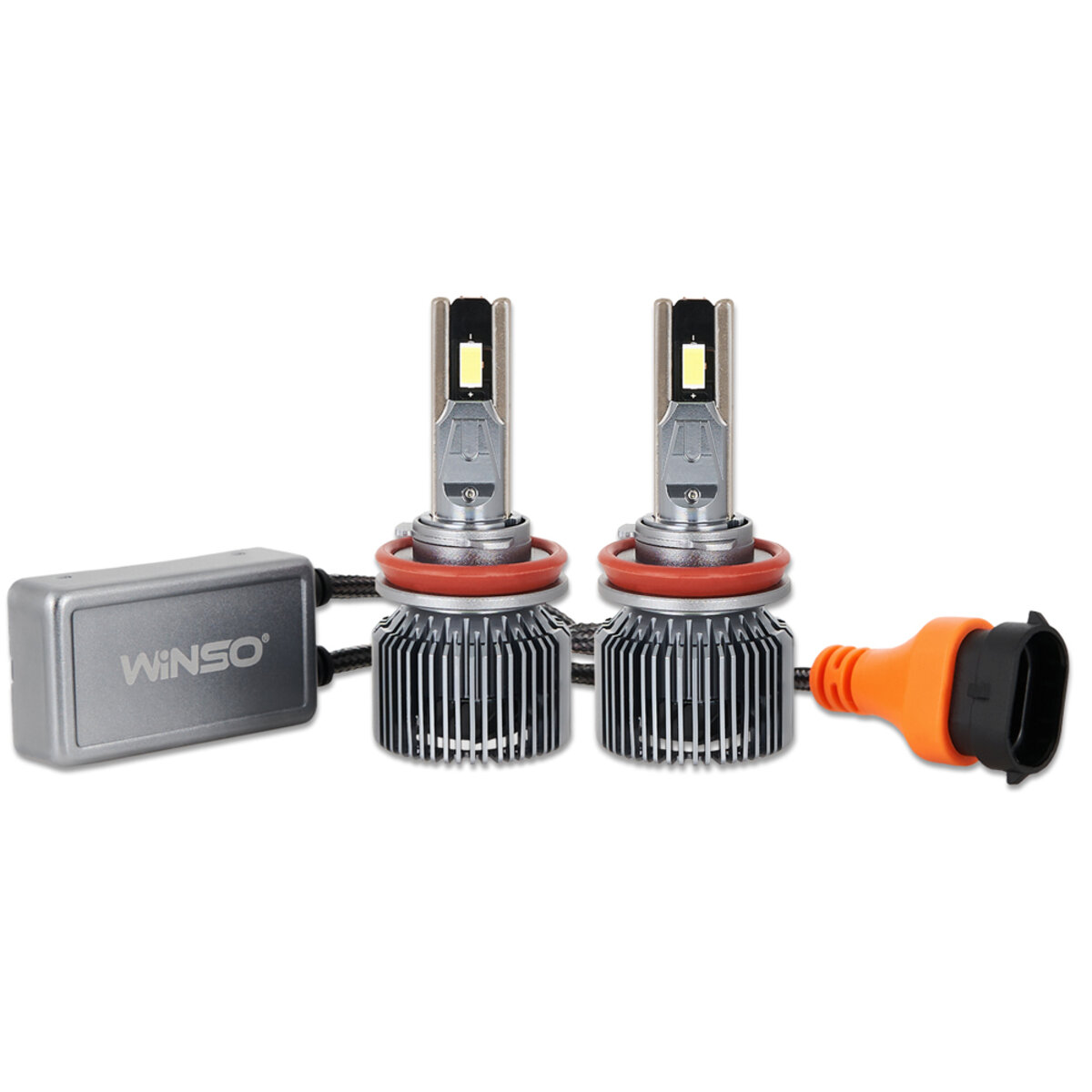 Автолампа Winso LED H8/H11/H16 12/24V 130Вт 11000Лм 6500K CSP3570 2шт (799110) дивитися фото №3