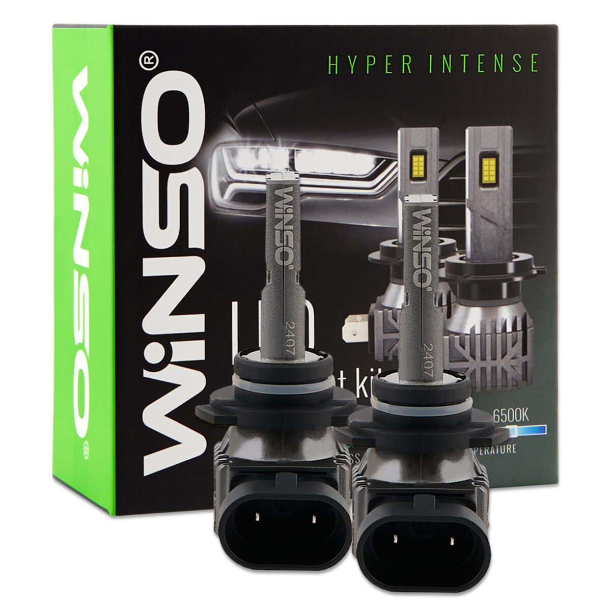 Автолампа Winso LED HВ3(9005) 12/24V 30Вт 3000Лм 6500K CSP3570 2шт (793500) дивитися фото №1