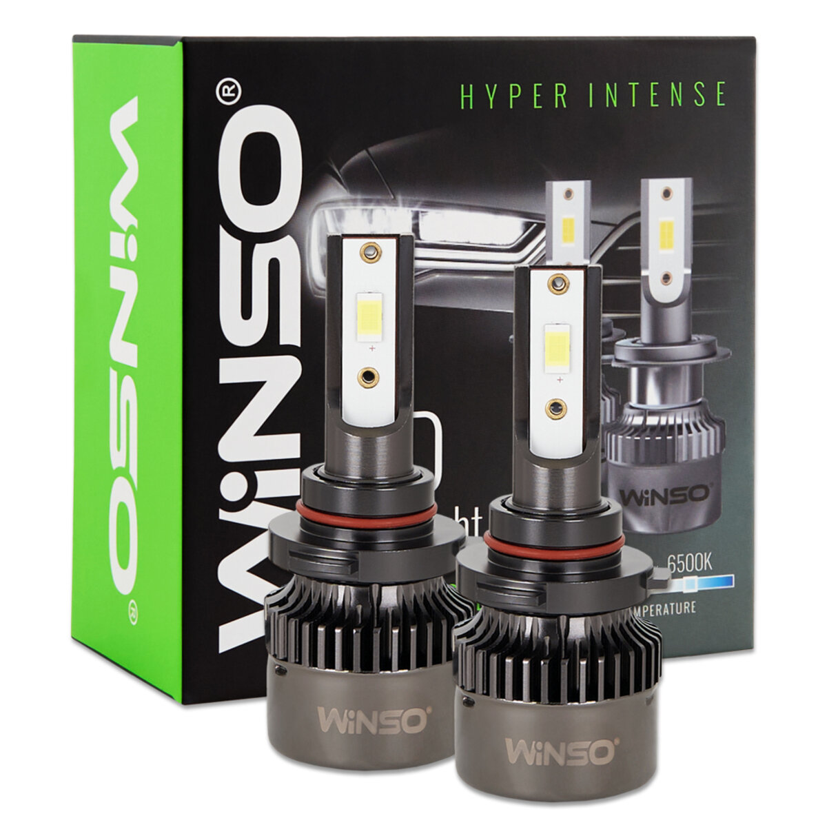 Автолампа Winso LED HВ3(9005) 12/24V 50Вт 5000Лм 6500K CSP3570 2шт (794500) дивитися фото №1