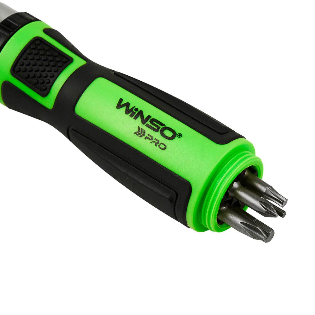 Викрутка Winso Pro реверсивна з комплектом насадок 16в1 (920116) дивитися фото №4