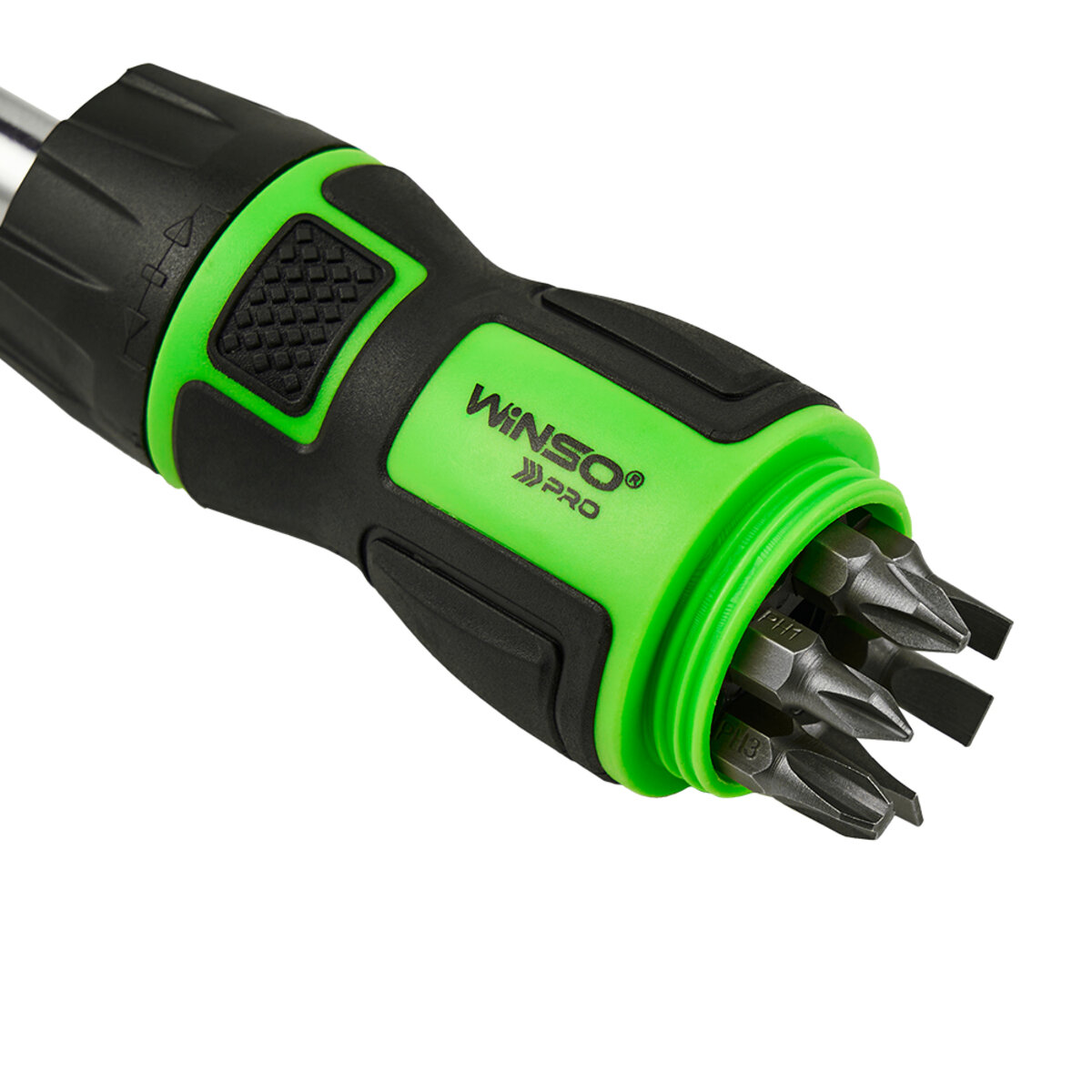 Викрутка Winso Pro реверсивна з комплектом насадок 6в1 (920107) дивитися фото №4
