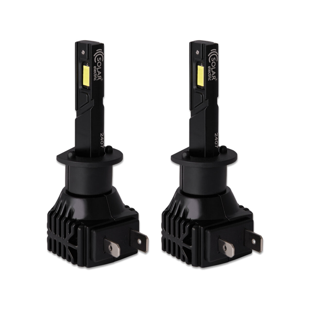 Автолампа Solar LED H1 12/24V 30W 3000Lm 6500K CSP3570 2шт (8401S2) дивитися фото №3