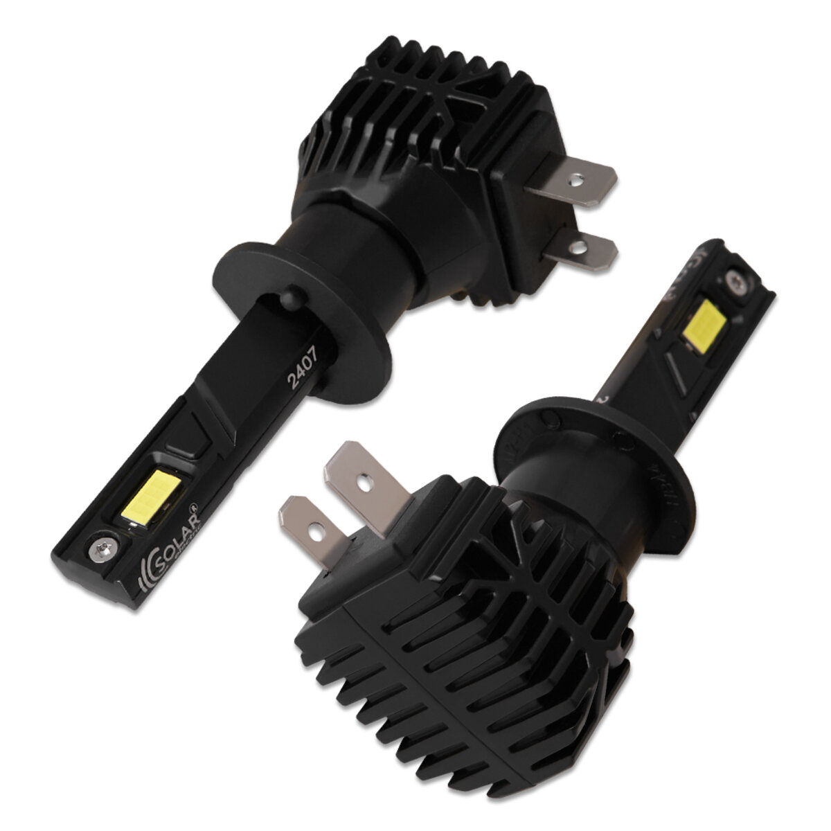 Автолампа Solar LED H1 12/24V 30W 3000Lm 6500K CSP3570 2шт (8401S2) дивитися фото №5