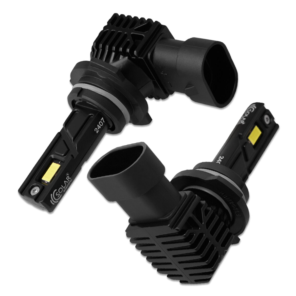 Автолампа Solar LED HB4(9006) 12/24V 30W 3000Lm 6500K CSP3570 2шт (8406S2) дивитися фото №5