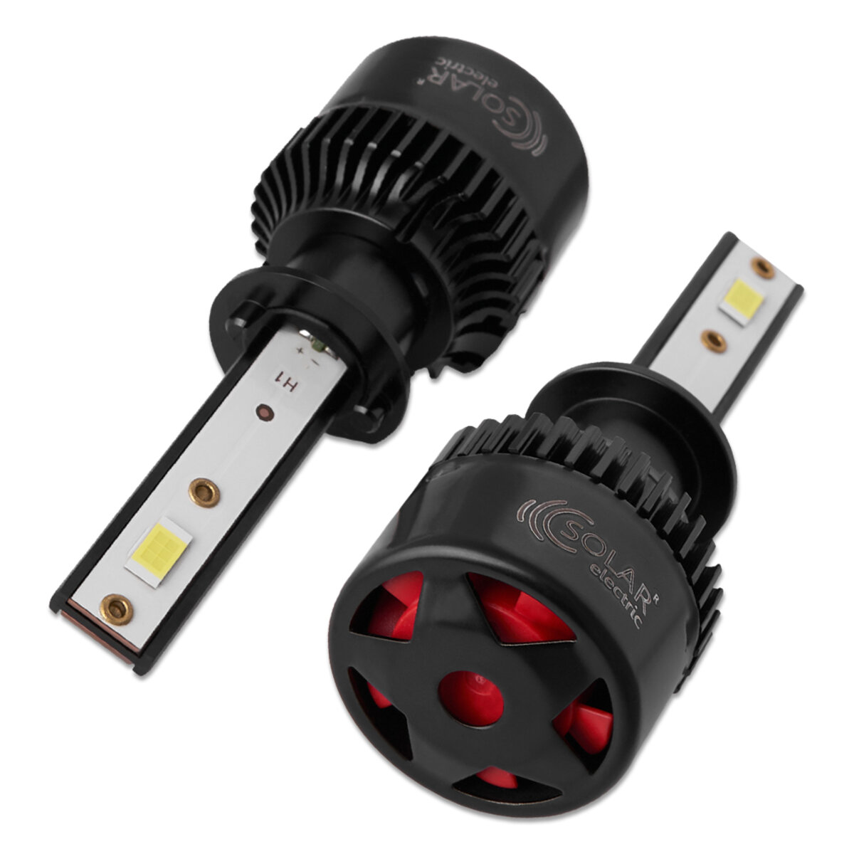 Автолампа Solar LED H1 12/24V 50W 5000Lm 6500K CSP3570 2шт (8501S2) дивитися фото №6