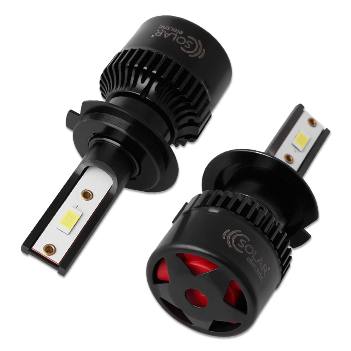 Автолампа Solar LED H7 12/24V 50W 5000Lm 6500K CSP3570 2шт (8507S2) дивитися фото №6
