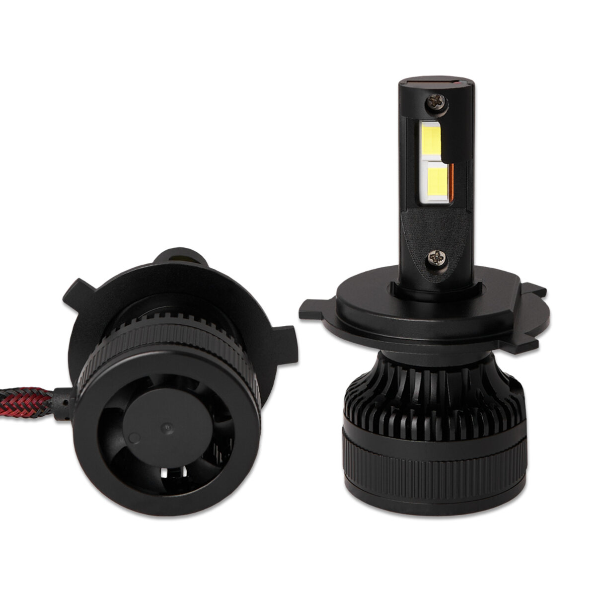 Автолампа Solar LED H4 12/24V 100W 9000Lm 6500K CSP3570 2шт (8604S2) смотреть фото №3