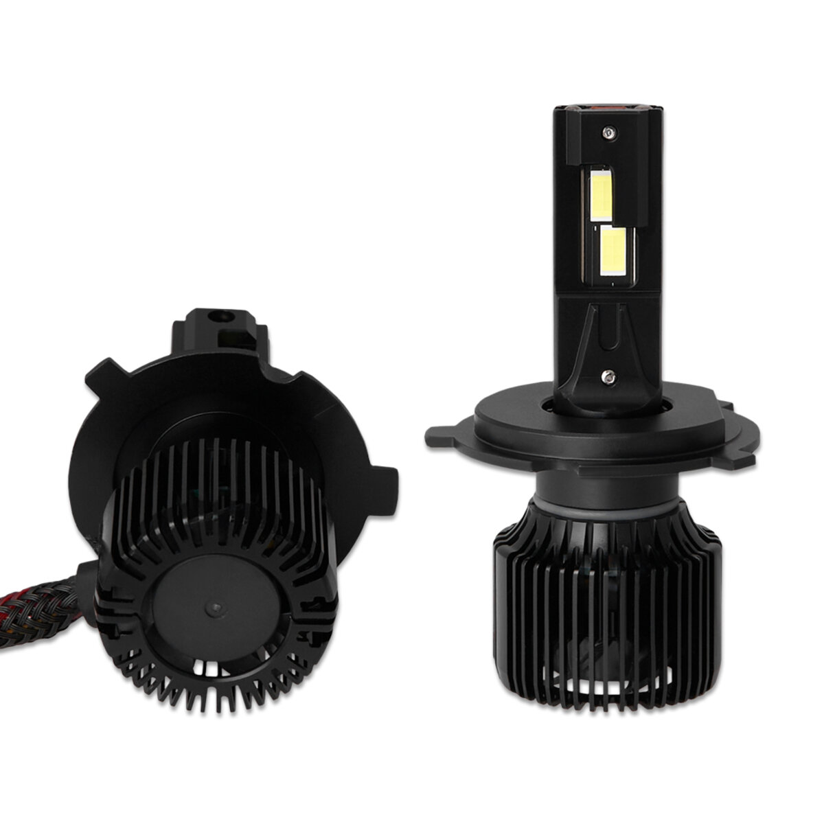 Автолампа Solar LED H4 12/24V 130W 11000Lm 6500K CSP3570 2шт (8704S2) дивитися фото №3