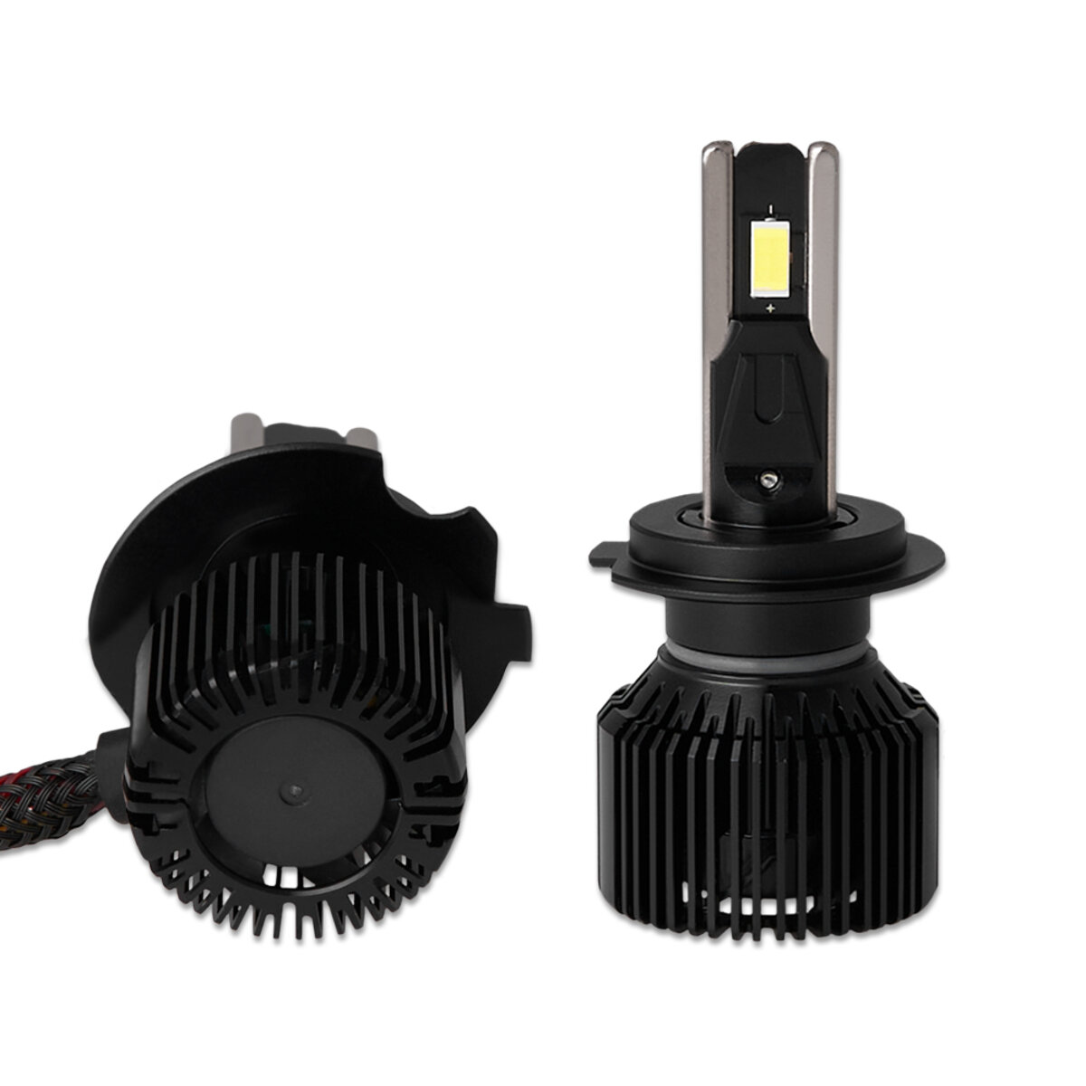 Автолампа Solar LED H7 12/24V 130W 11000Lm 6500K CSP3570 2шт (8707S2) дивитися фото №3