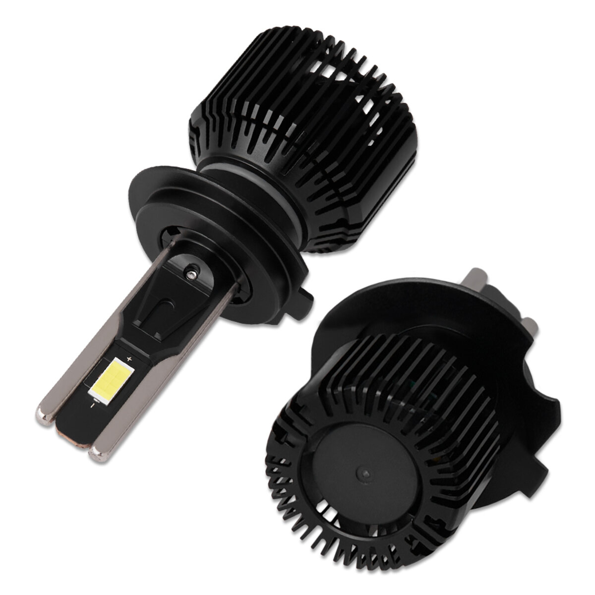 Автолампа Solar LED H7 12/24V 130W 11000Lm 6500K CSP3570 2шт (8707S2) дивитися фото №6