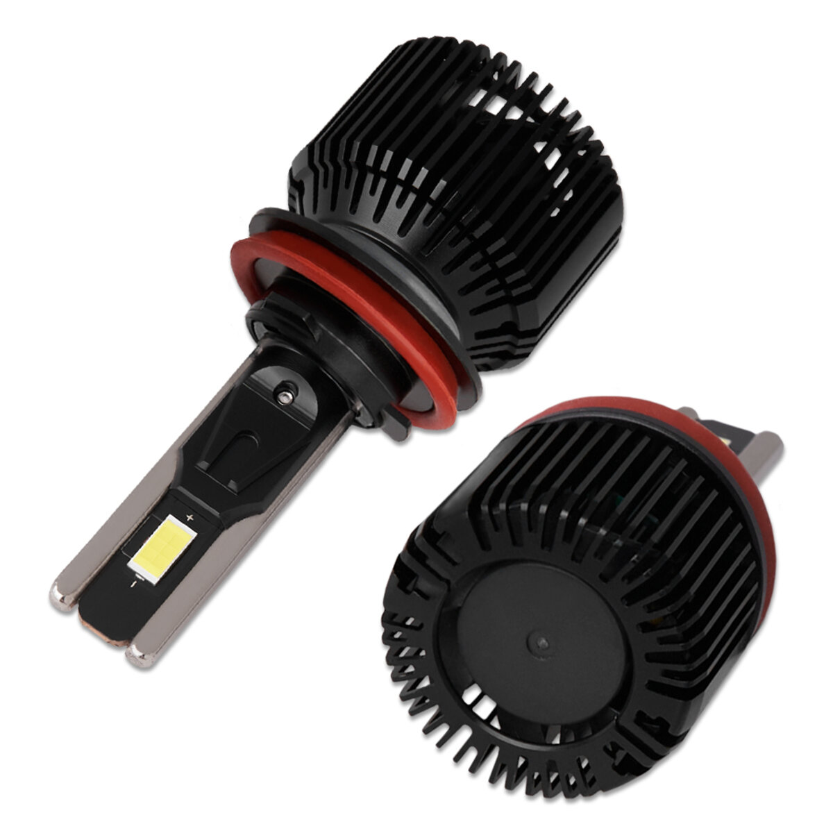 Автолампа Solar LED H8-H11-H16 12/24V 130W 11000Lm 6500K CSP3570 2шт (8711S2) дивитися фото №6