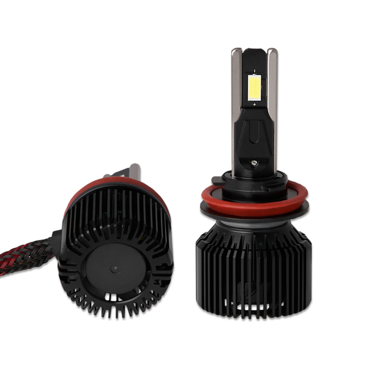 Автолампа Solar LED H8-H11-H16 12/24V 130W 11000Lm 6500K CSP3570 2шт (8711S2) дивитися фото №3