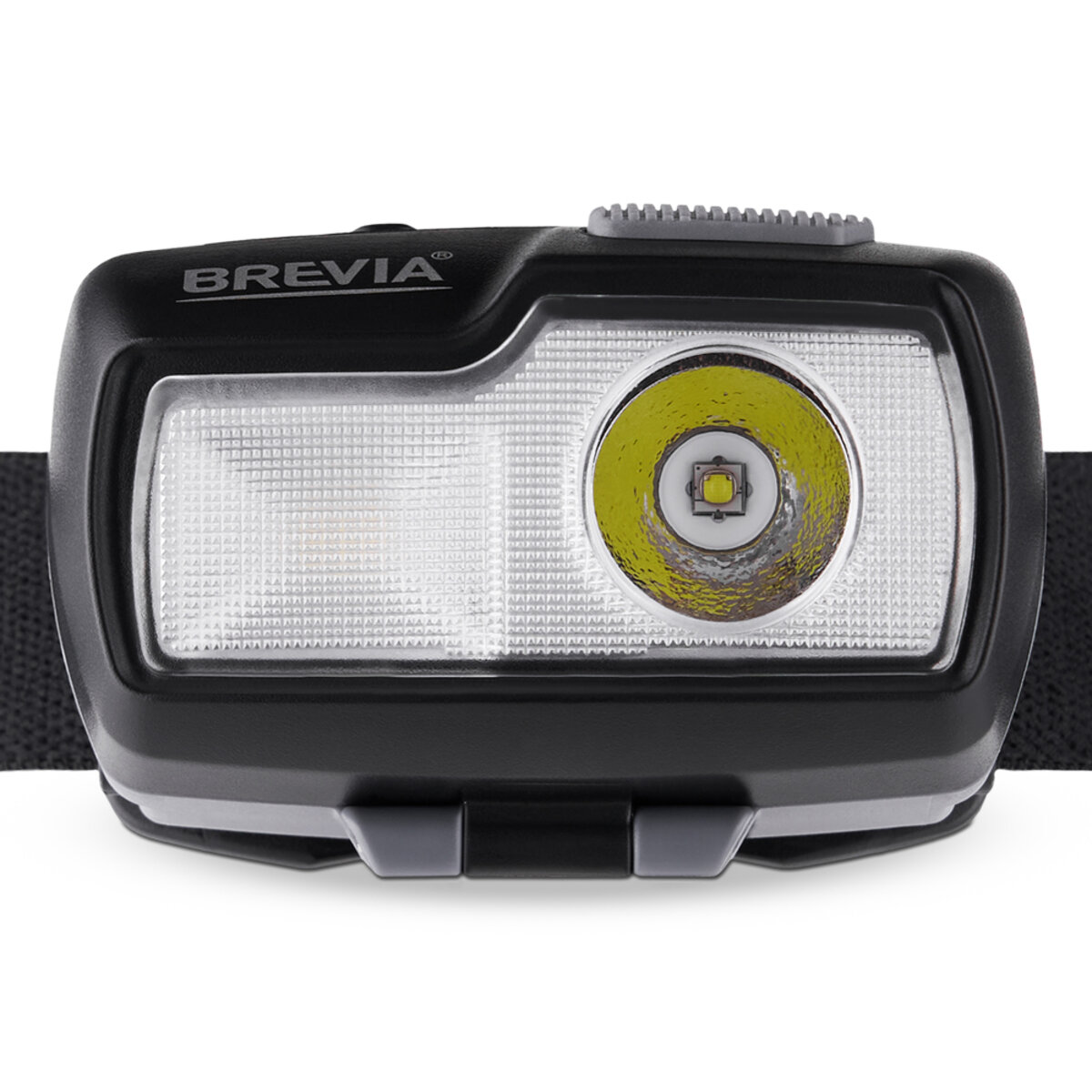 Ліхтар налобний Brevia 470Lm, 4 режими, 2xAA, IP64 (14470FSAX1) Зображення №2 Ліхтар налобний Brevia 470Lm, 4 режими, 2xAA, IP64 (14470FSAX1) дивитися фото №2