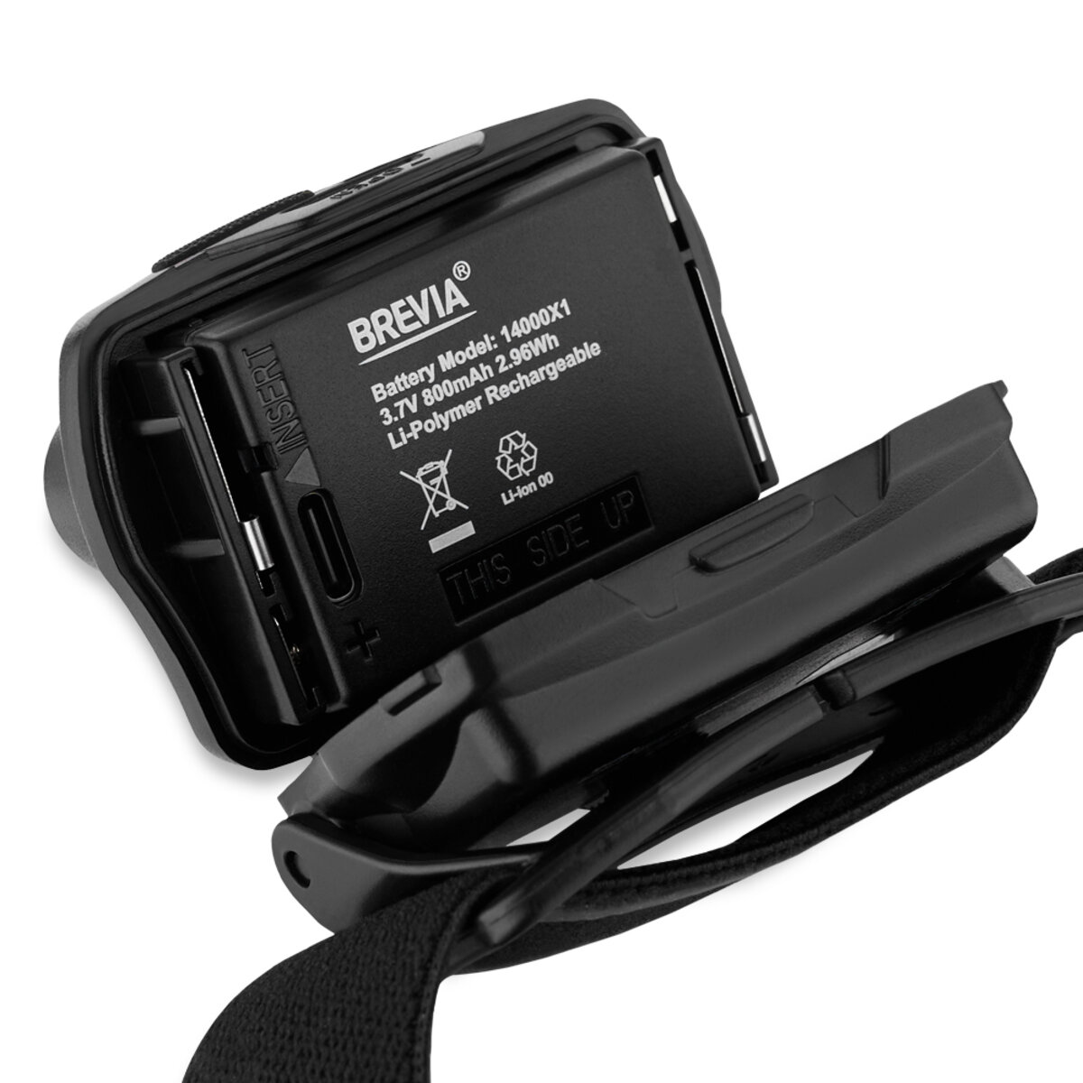 Ліхтар налобний Brevia 700Lm, Focus Control, 800mAh/3xAAA, IP64 (білий/теплий білий) (14700FBX1) дивитися фото №5