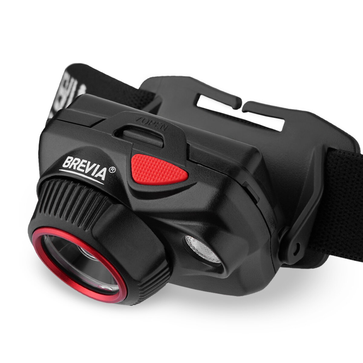 Ліхтар налобний Brevia 520Lm, Focus Control, 800mAh/3xAAA, IP64 (білий/червоний) (14520FBX1) дивитися фото №4