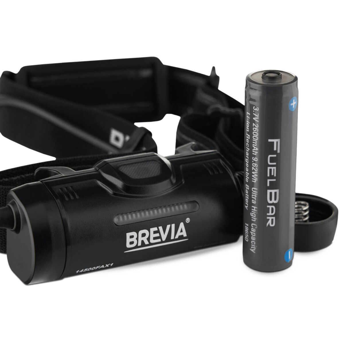 Ліхтар налобний Brevia 500Lm, 2600mAh micro-USB, IP64, заднє світло (14500FAX1) дивитися фото №6